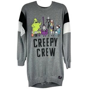 Disney The Nightmare Before Christmas Oversized PJ Sweater Dress XS/S Halloween